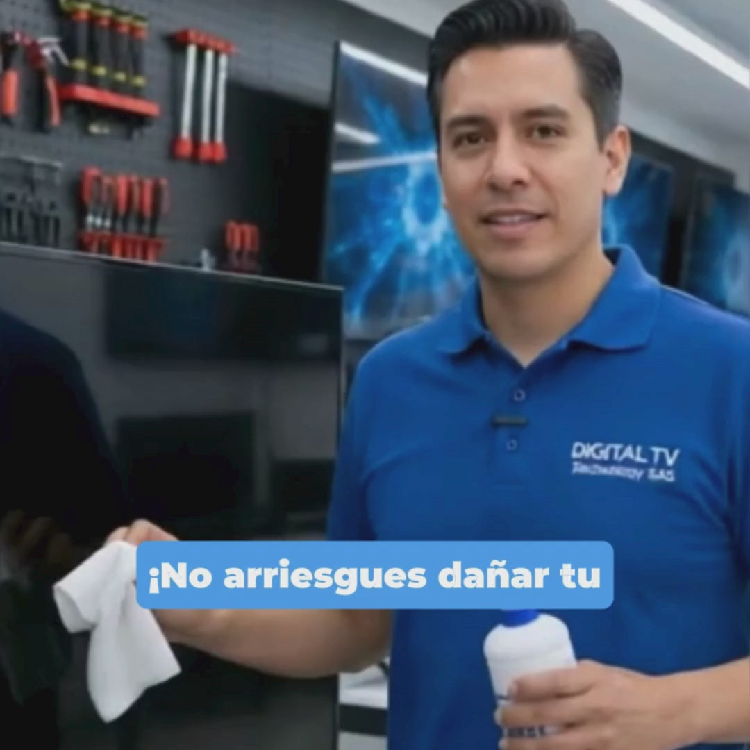 Limpiador de Pantallas Clean Tech con Paño de Microfibra